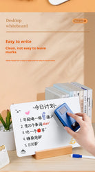 Small Whiteboard Small Blackboard on Double-sided Desk Children's Drawing Board  Shop Erasable Whiteboard Teaching Bulletin