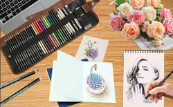 Drawing Pencils, 26/30/38pcs Sketching Pencils with Graphite ,Charcoal Pencils and Blending Stumps ,Gift for Beginners