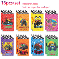 16pcs Football Mermaid Animals Mini Spiral Pocket Notebooks Memo Pad Coil Booklet Notepads For Kids Gifts Party School Diaries