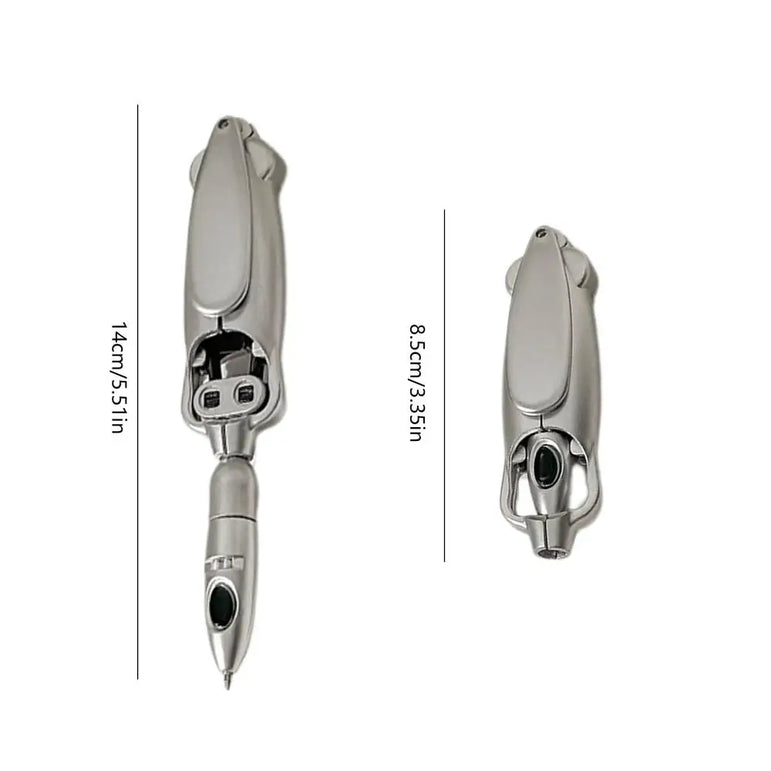 Creative Squid Shaped Folding Ballpoint Pen 0.5mm Black Gel Pen Writing Tools School Student Stationary Office Supplies