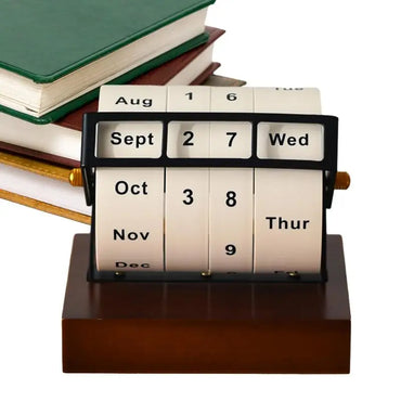 Perpetual Date Calendar 12 Months Weeks Display Perpetual Calendar Tabletop Ornaments Countdown Calendar For Bedroom Cafe