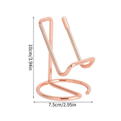 Desktop Phone Holder Simple Metal Business Card Holder Stand Office Desktop Business Name Card Display Organizer