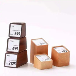 Sign Holder Price Name Card Tag Label Counter Top Number Price Tag Price Display Stand Case