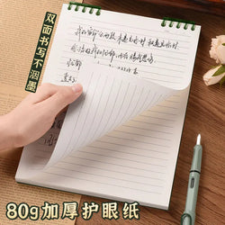 Top Spiral Notebook Horizontal Line 60 Sheets College Spiral Notepad Left-Handed Notebooks for Work School Office Business