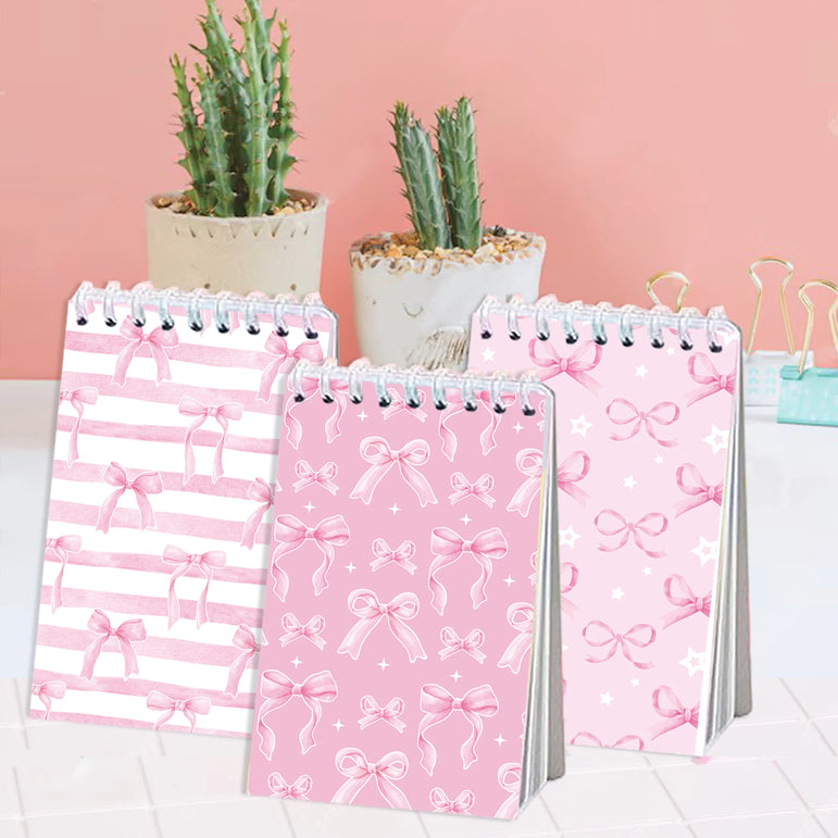 16pcs Football Mermaid Animals Mini Spiral Pocket Notebooks Memo Pad Coil Booklet Notepads For Kids Gifts Party School Diaries