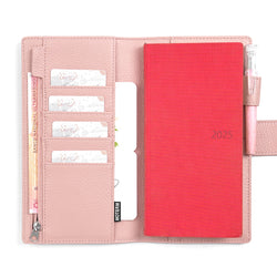 Moterm New Arrivals Weeks Elite Planner Cover for Hobonichi Weeks/ Mega Pebbled Leather Notebook without Large Pocket Organizer