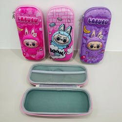 Kawaii 3D multiple anime EVA large-capacity waterproof lightweight student pencil cases, school supplies and stationery bags