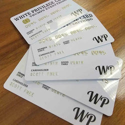 Wallet Size Novelty PVC Trumps Everything Card Privilege Card Official Race Card Credit Card