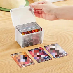 Transparent Idol Photo Storage Case Plastic Kpop Albums Photocards Small Card Collection Organizer Photo Card Holder Box