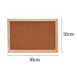 Cork Blackboard Bulletin Board Corkboard DIY with Push Pins Home Office Hanging Display Board Office School Wood Drafting Board