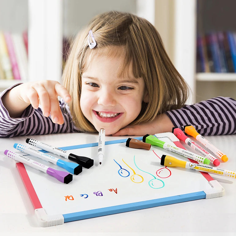 A5 Size Magnetic Whiteboard Pens Fridge Dry Erase White Board Refrigerator Magnet Note Home Soft Flexible Remind Message Boards