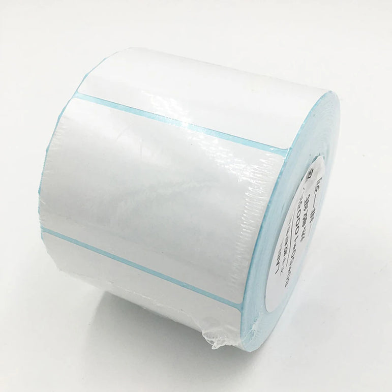 80X50 Adhesive Thermal Label Sticker Paper Waterproof Supermarket Price Blank Label Direct Print Office Print Supplies