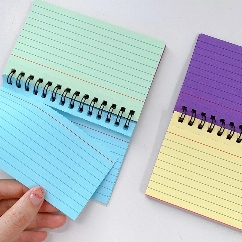 Tearable Spiral Notebook – 1PC Horizontal Line Journal, Office Diary, Writing Notepad, Stationery Supplies