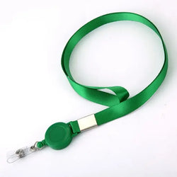 Aluminum Alloy Card Holder Retractable Badge Reel Employee Staff Name ID Work Card Holder Business Supplies