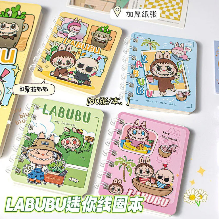 A7 Cartoon Capybara Coil Notebook Kawaii Learning Coil Book Cute Study Pocket Notepad Small Notebook School Stationery 
﻿ 
﻿