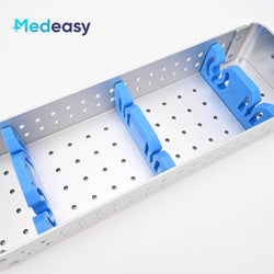 Rigid Endoscope Sterilizing Container Aluminium ENT Endoscopy Sterilization Tray Disinfection Box Case for Medical Instruments