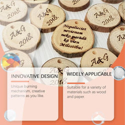 Wood Burning Pen 3 Pieces Wood Markers Wood Burning Tool Wood Burning Kit Wood Stain Markers For Christmas New Year Family