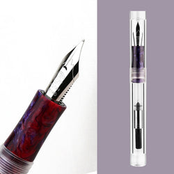New MAJOHN C1 Fountain Pen Transparent Eyedropper EF F M Nibs Ink Pen school office writing pens Xmas gifts with Original Box