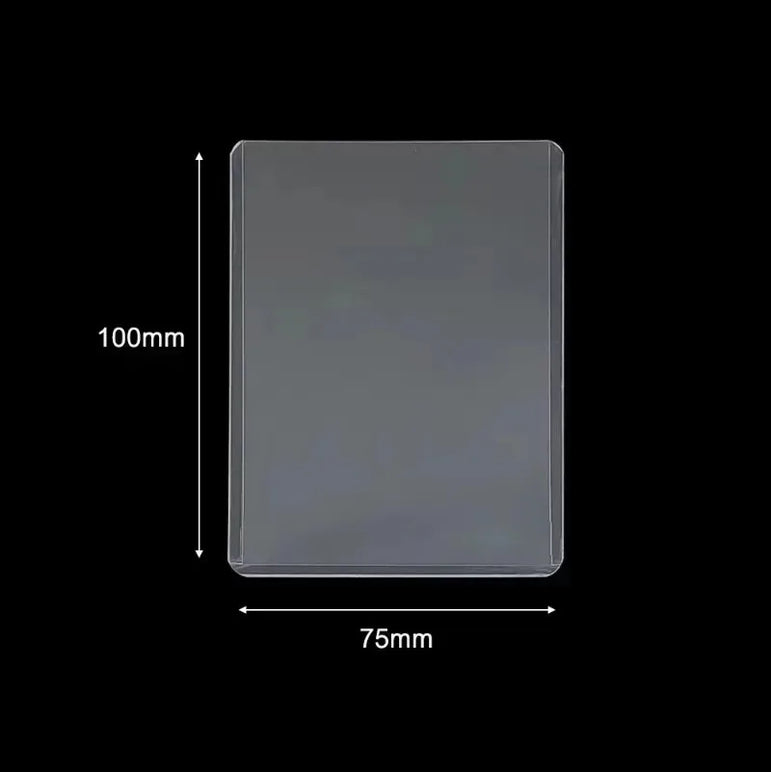 1-50PCS Transparent Korean Kpop Card Sleeve with Protective Film Clear Card Holder Idol Photo Game Card Toploaders Cover 35PT