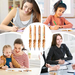 4Pcs Cute Cartoon Capybara Retractable Erasable Pens Cute Capybara Pens Nibs Blue Ink Writing Supplies Aesthetic Stationery