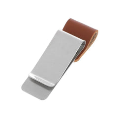 1Pc Metal Leather Pen Holder Brass Stainless Steel Pencil Clip Vintage Dairy Notebook Metal Clip Clipboards Pen Holder Pen Clip