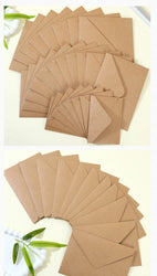 50pcs/lot Envelope 140g Kraft Paper Postcards for Wedding Invitation 19x14cm Envelopes Business Supplies Stationery Storage
