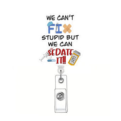 Newest Glitter Acrylic Medical Appliances Hospital Badge Reel Retractable ID Badge Holder With Ordinary Clip Name Holder