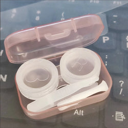 Contact lens storage box set plastic tweezers silicon suction rod set storage set