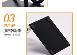 1Pcs Bookend Book Stand Support Sample Bookend Iron Desktop Art Non Slip Rack Shelf Holder School Stationery Office Accessories