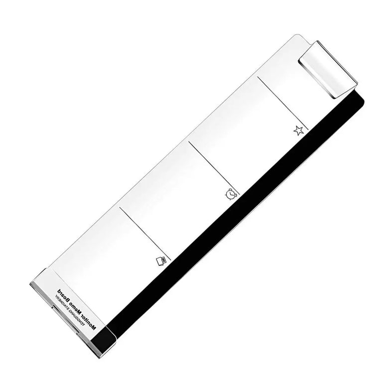 Message Memo Board PC Screen Computer Monitor Side Panel Planner Writing Record Acrylic Message Board Remind Memo Pad