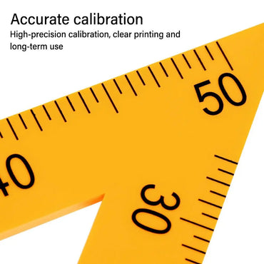 Large Triangular Ruler Professional Math Geometry Multifunction Compass Multi-Size Angle Protractor Teacher
