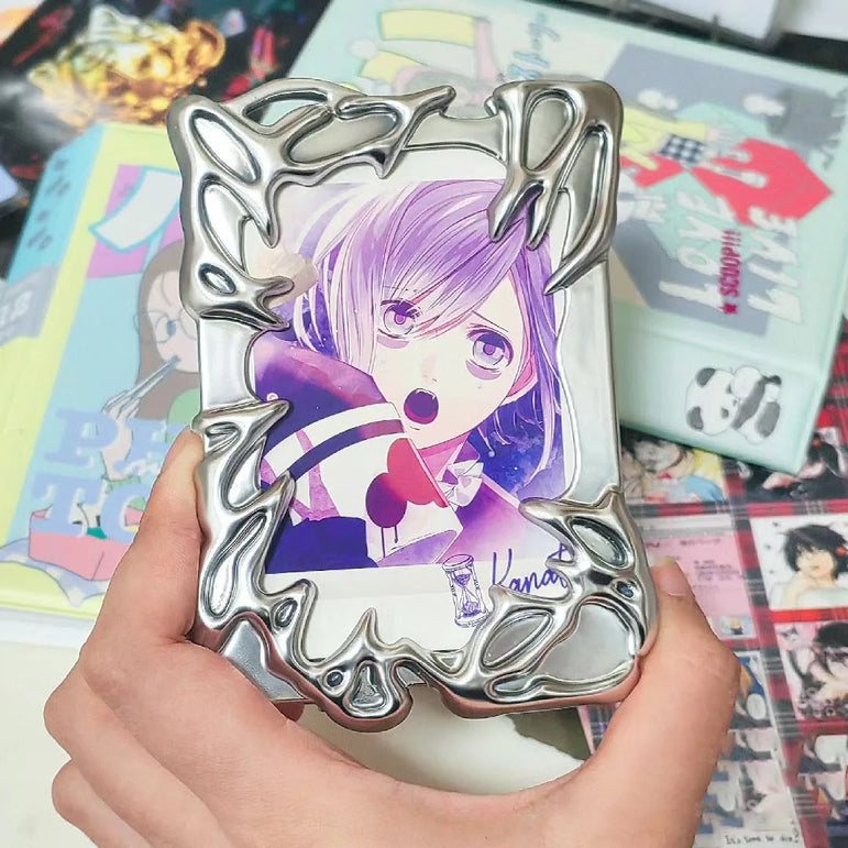 Electroplating Card Storage Cover Kpop Star Card Storage Personalized Fashion Accessories Decoration Office Study Supplies