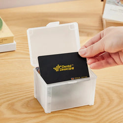 Transparent Idol Photo Storage Case Plastic Kpop Albums Photocards Small Card Collection Organizer Photo Card Holder Box