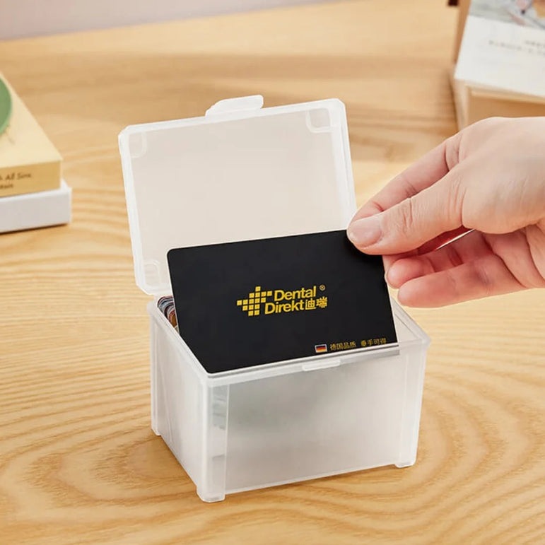 Transparent Idol Photo Storage Case Plastic Kpop Albums Photocards Small Card Collection Organizer Photo Card Holder Box
