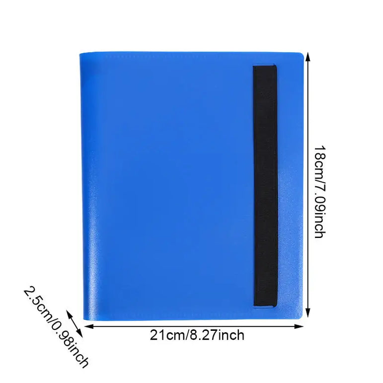 Trading Card Collector Holder 4/9/12-Pocket Binder Portable Storage Case Suitable for Game Cards Baseball Football Cards