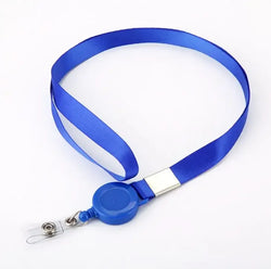 Aluminum Alloy Card Holder Retractable Badge Reel Employee Staff Name ID Work Card Holder Business Supplies