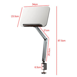 Desk Clamp Book Stand for Reading Adjustable Book Holder Recipe Book Holder for Laptop Tablet Recipe Textbook
