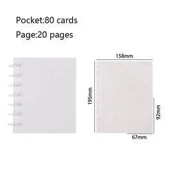 Kpop Photo Album New INS Multi-pockets Loose-leaf Binder 3 Inch Photocard Holder Idol Cards Collect Book Star Chaser