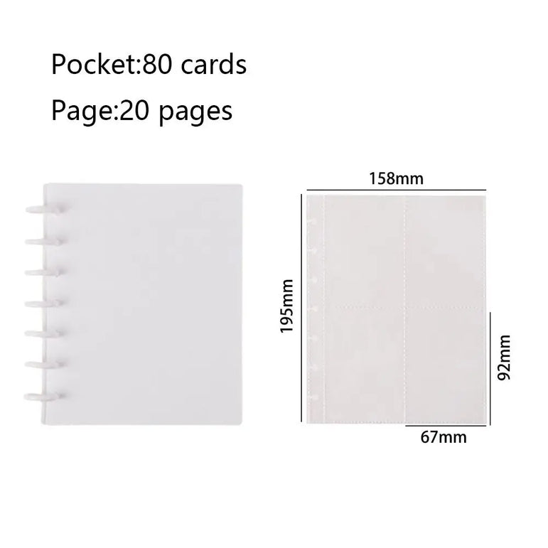 Kpop Photo Album New INS Multi-pockets Loose-leaf Binder 3 Inch Photocard Holder Idol Cards Collect Book Star Chaser