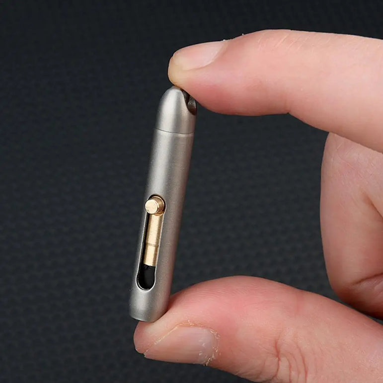 Metal Inkless Pen Titanium Alloy Forever Everlasting Pencil Desk Decor Pocket Pen For Writing Unique Keychain Pendant School