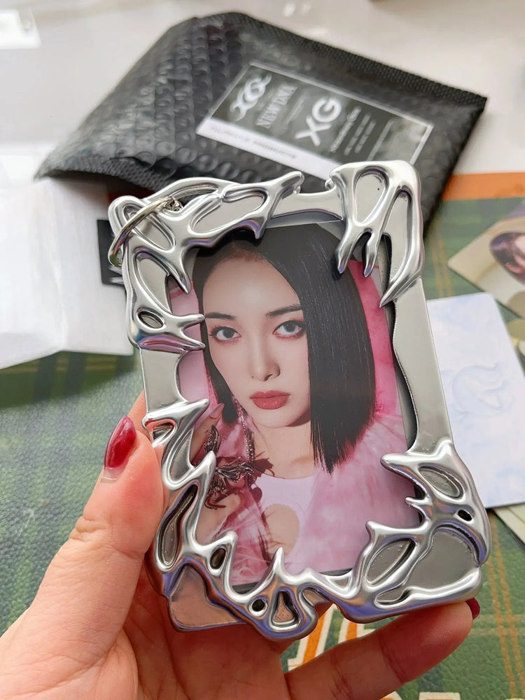 Electroplating Card Storage Cover Kpop Star Card Storage Personalized Fashion Accessories Decoration Office Study Supplies