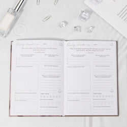 Reflection Journal | Planning Journal Notebook | Gratitude Journal Diary Notebook Punching Schedule Planning Notebook for Women