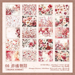 20pcs/lot Memo Pads Material Paper Renaissance Illustrated Scrolls Junk Journal diary Scrapbooking  Background Decoration Paper