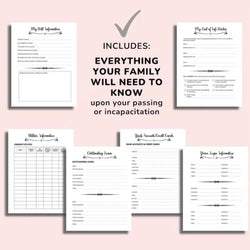 Black End of Life Planner End Of Life Planner Notebook Sorry Its Your Problem Funny End Of Life Planner Legacy Planning Notebook