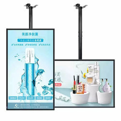 Ultra thin advertising board lightbox wall mounted milk tea shop ordering menu customization price list LED hanging