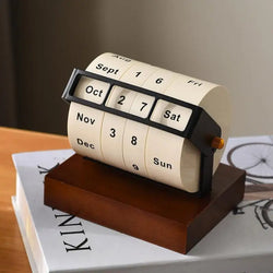 Perpetual Date Calendar 12 Months Weeks Display Perpetual Calendar Tabletop Ornaments Countdown Calendar For Bedroom Cafe