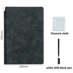 Blackboard A5 Whiteboard Book Sticky Whiteboard Planner Reusable Notebook Set with Whiteboard Pen BBAN01