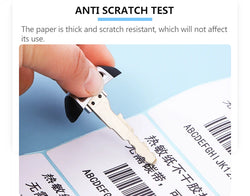80X50 Adhesive Thermal Label Sticker Paper Waterproof Supermarket Price Blank Label Direct Print Office Print Supplies