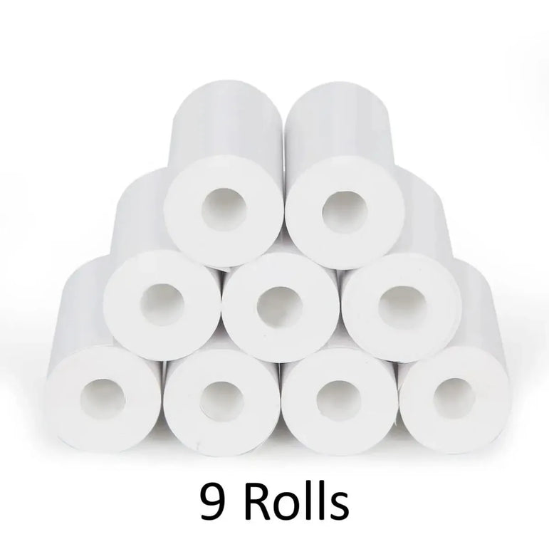 Self-Adhesive Instant Camera Print Refill Paper- Photo Printer Thermal Paper Rolls Instant Print Camera Refill Paper,57x30mm