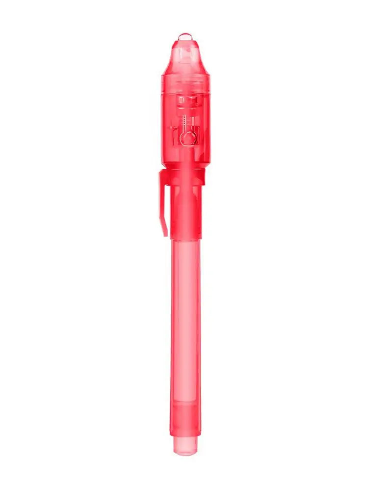 7pcs UV Light Pen Invisible Magic Pencil Secret Fluorescent Pen For Writing Pad Kids Child Drawing Painting Board Safety To Use